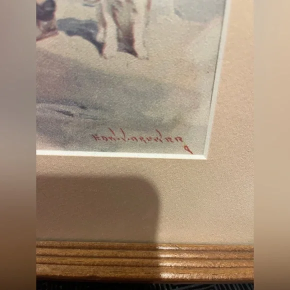 Vintage 1923 “Cream Of Wheat Inn” Original Magazine Framed AD By Edward Brewer - Picture 9 of 9